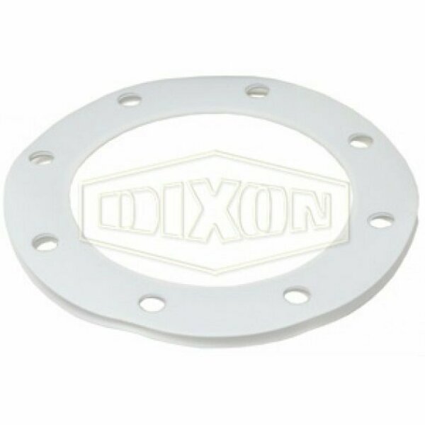 Dixon Flange Gasket, PTFE, 4 in Nominal, 6-7/8 in OD x 1/4 in Thick, Domestic 40322TF